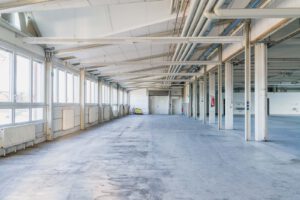 Produktion Blick von Süd nach Nord