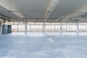 Produktion Blick von Ost nach West