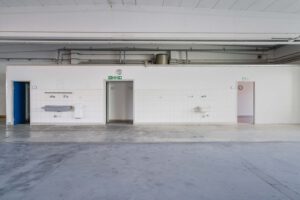 Umkleiden, Toiletten, Aufenthaltsraum